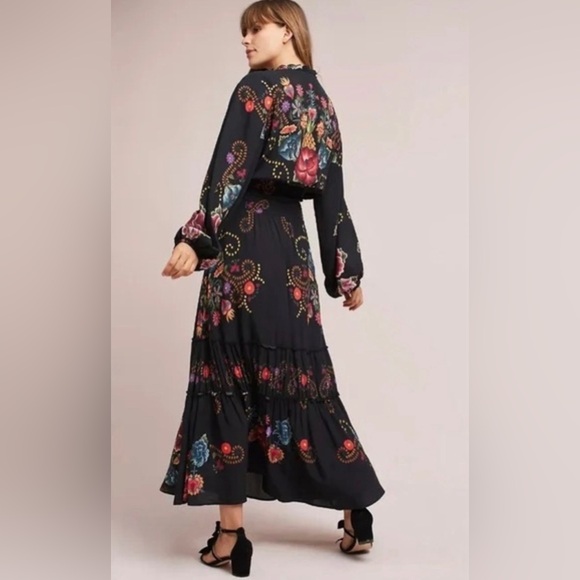 FARM Rio Dresses & Skirts - Farm Rio by Anthropology Smocked Floral Dures